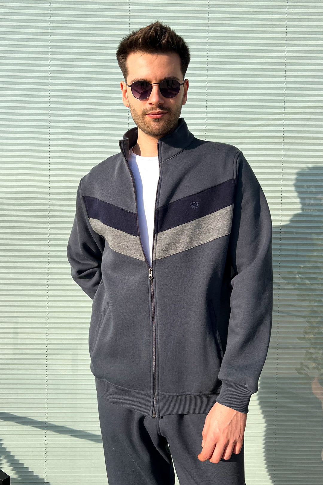 MPL Men's 3-Thread Zippered Tracksuit 3072 - Molina de Segura