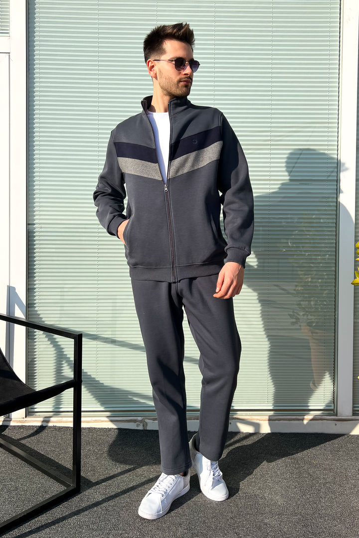 MPL Men's 3-Thread Zippered Tracksuit 3072 - Molina de Segura