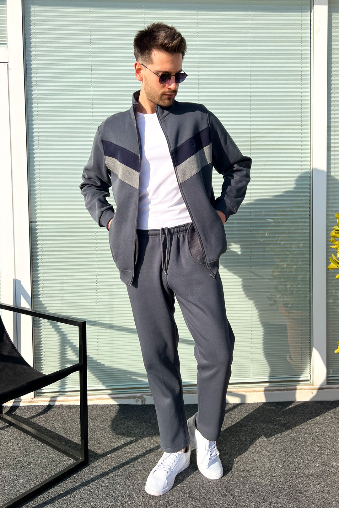 MPL Men's 3-Thread Zippered Tracksuit 3072 - Molina de Segura