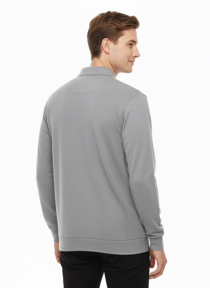 MPL Men's Pocketed Polo Neck Thessaloniki Sweatshirt 109 - Agrigento