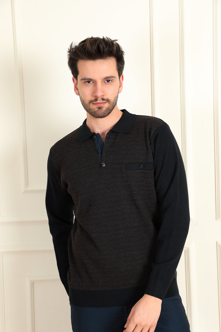 MPL GALLERIA 821 POLO NECK SWEATER - Gresham