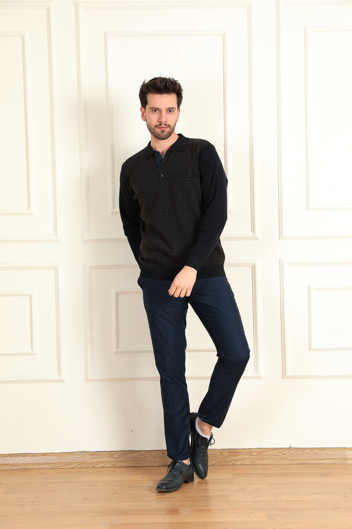 MPL GALLERIA 821 POLO NECK SWEATER - Gresham