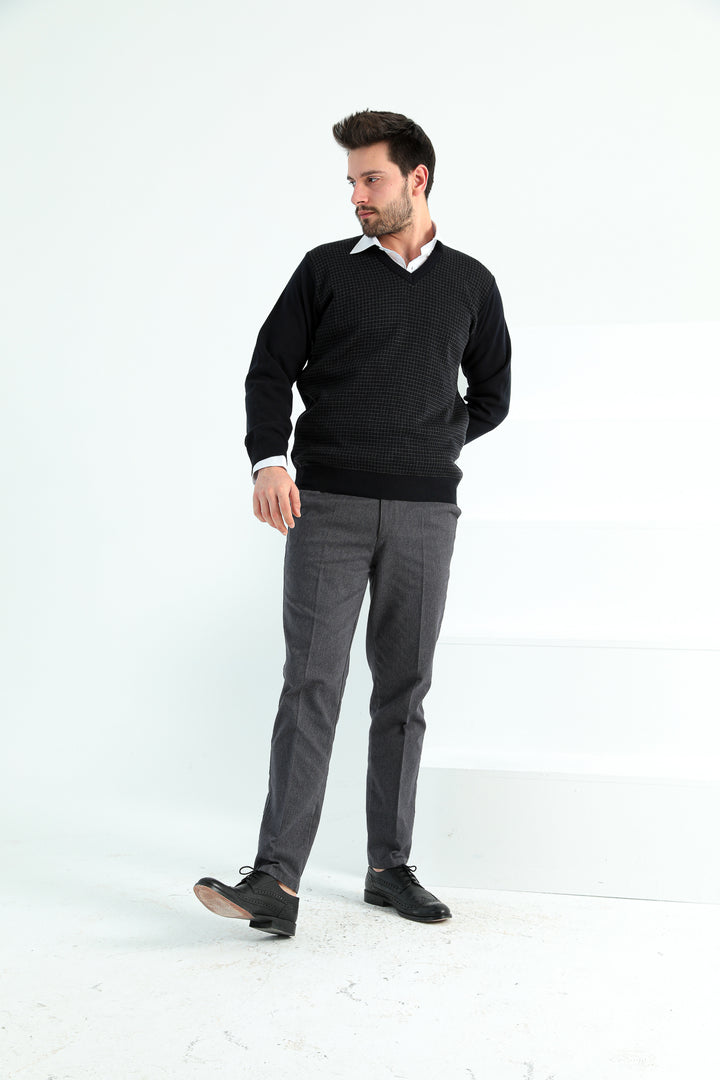 MPL Men's V-Neck Sweater 942 - Nordhorn