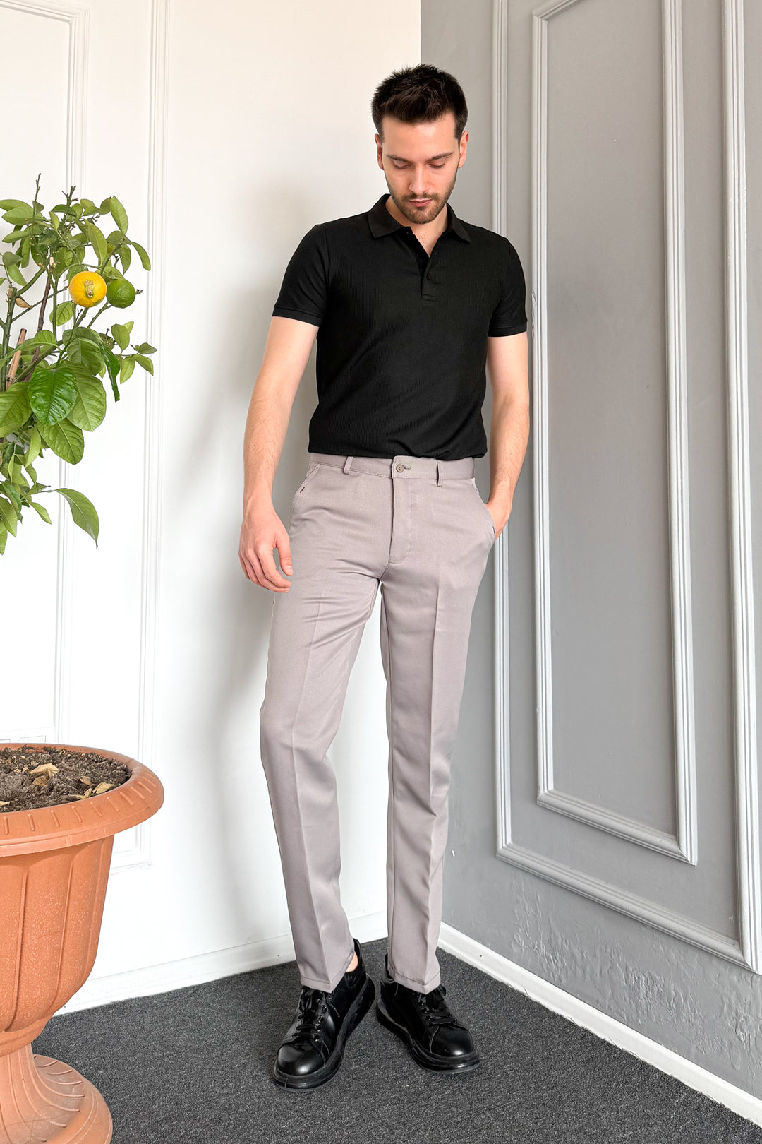 MPL Men's Marseille Classic Trousers - Palm Bay