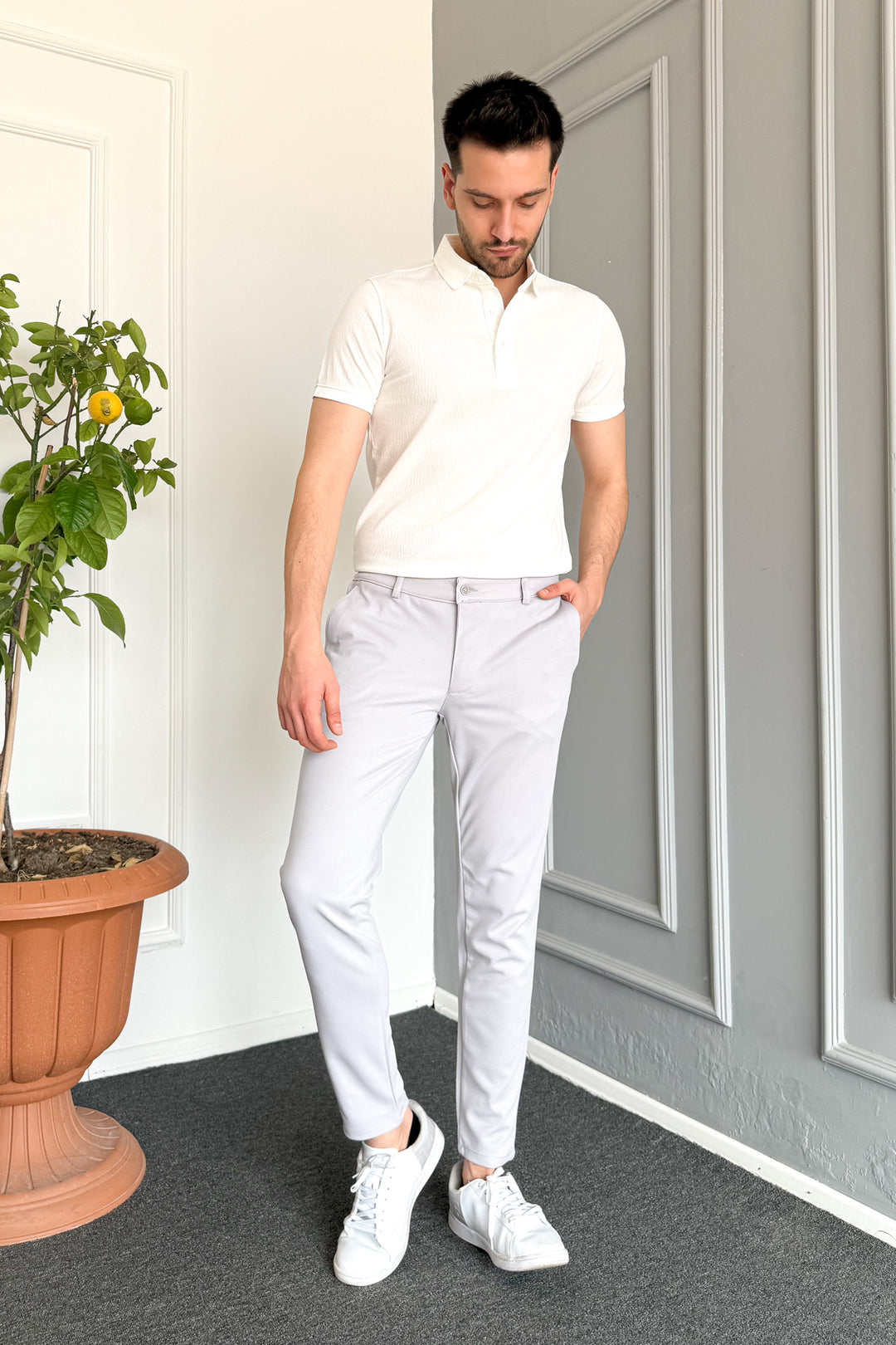 MPL Men's Slimfit Chino Pants - Oswego