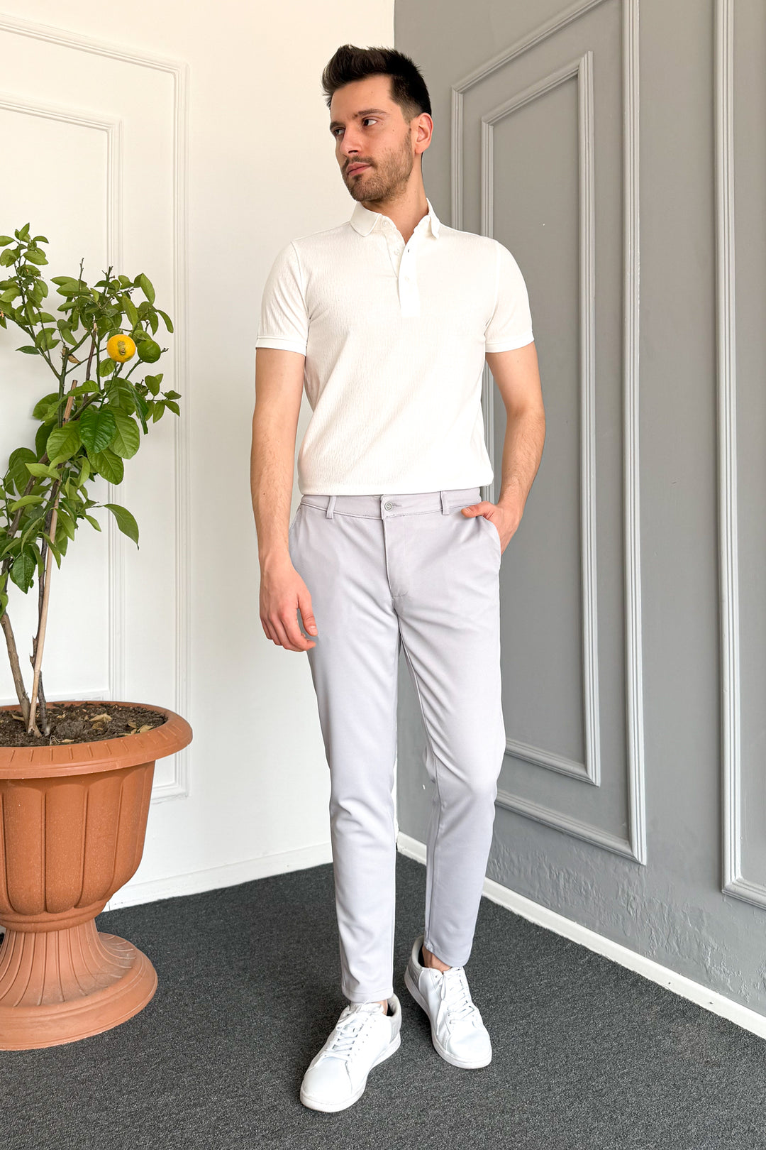 MPL Men's Slimfit Chino Pants - Oswego