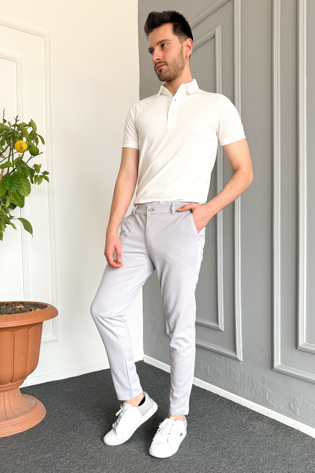 MPL Men's Slimfit Chino Pants - Oswego