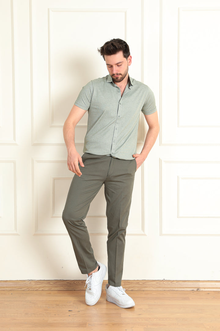 MPL Men's Classic Gabardine Stretch Linen Trousers - Acayucan