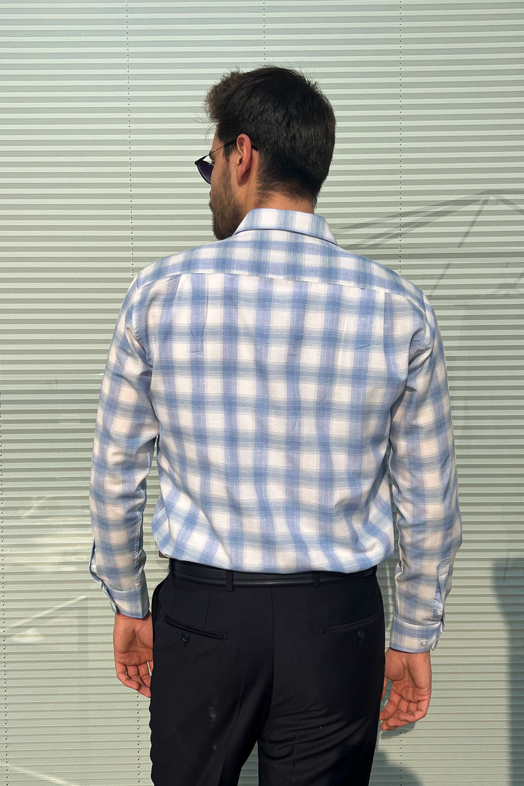 MPL Men's Plaid Patterned Long Sleeve Shirt 8106 - Leduc