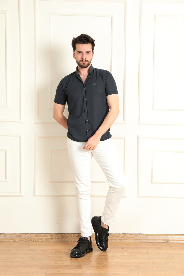 MPL Men's Waffle Short Sleeve Shirt 1011 - Soria