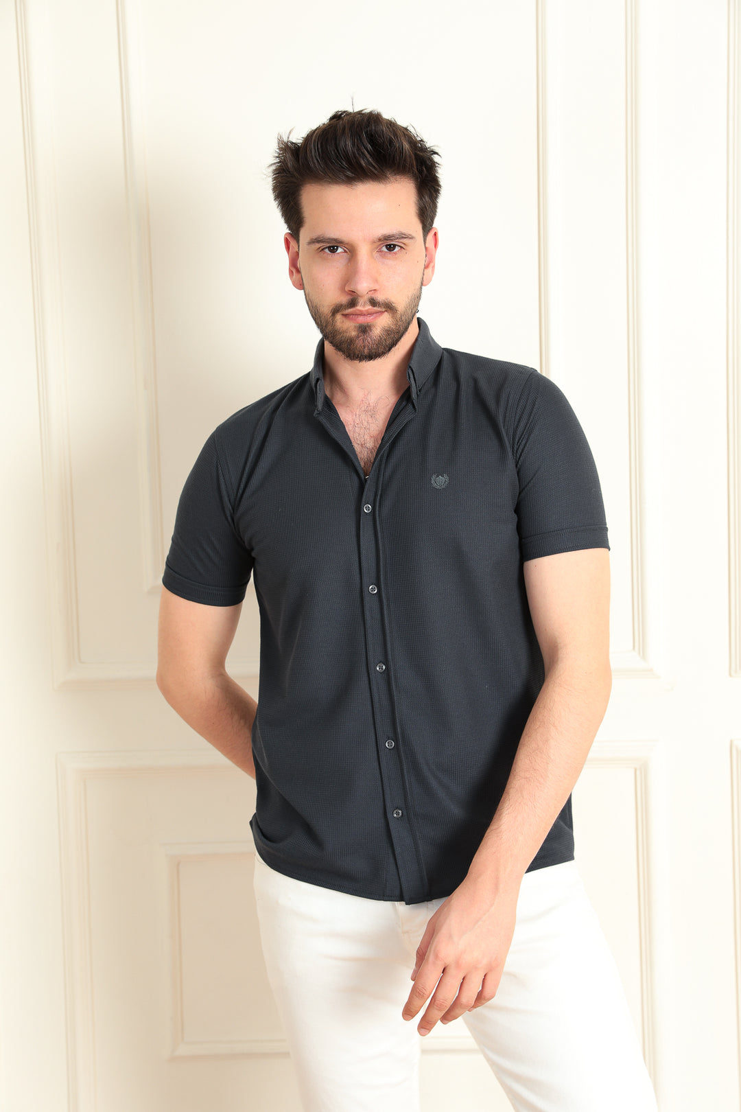 MPL Men's Waffle Short Sleeve Shirt 1011 - Soria