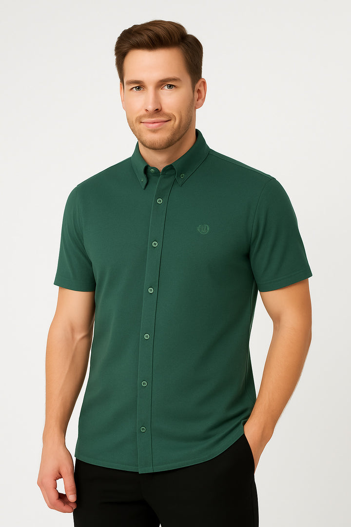 MPL Men's Waffle Short Sleeve Shirt 1011 - New York