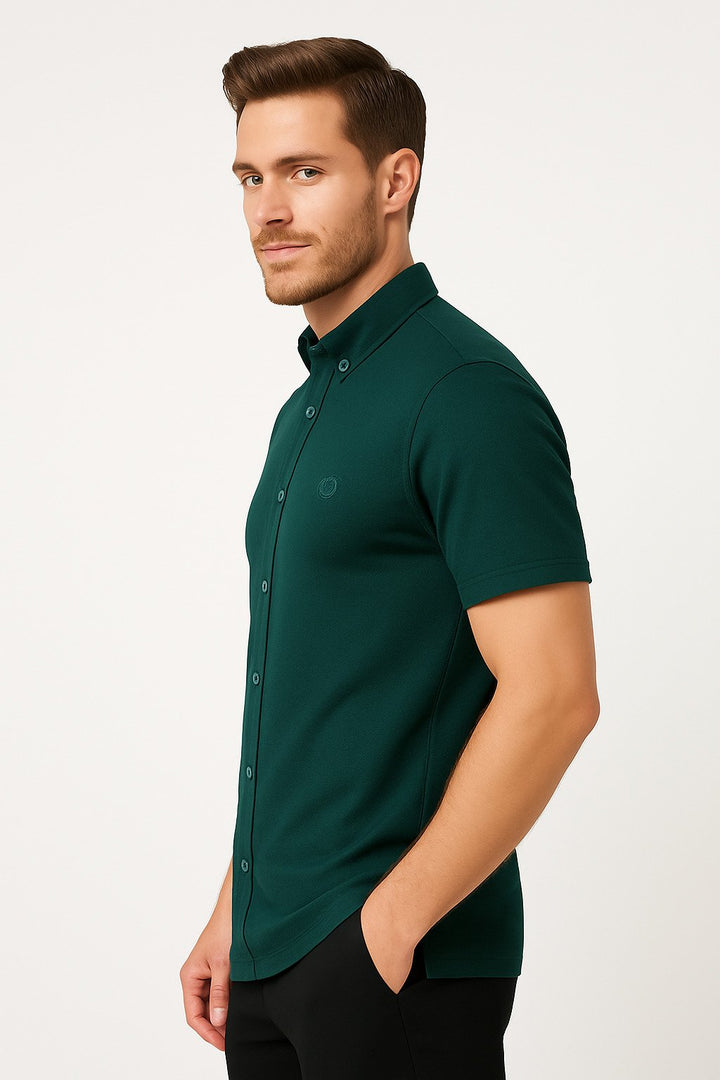 MPL Men's Waffle Short Sleeve Shirt 1011 - New York