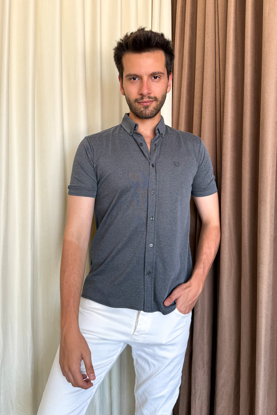 MPL Men's Interlock Short Sleeve Shirt 1017 - Homburg