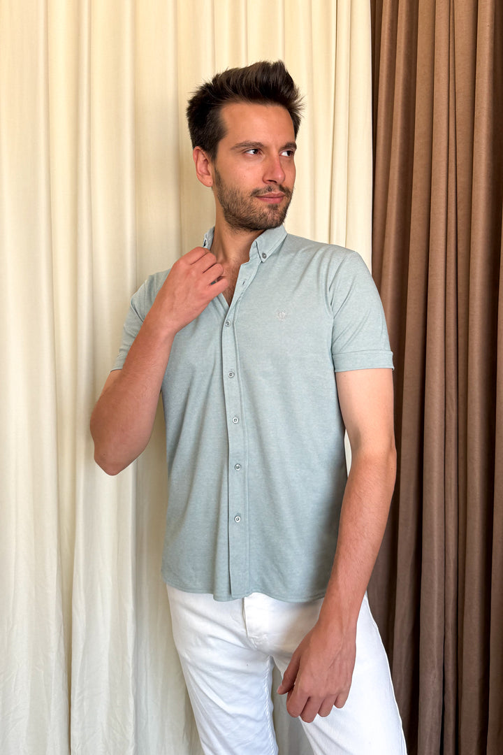 MPL Men's Interlock Short Sleeve Shirt 1017 - Antibes