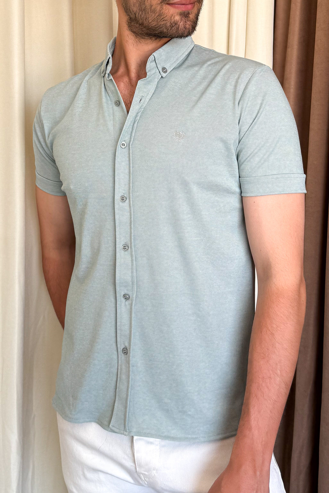 MPL Men's Interlock Short Sleeve Shirt 1017 - Antibes