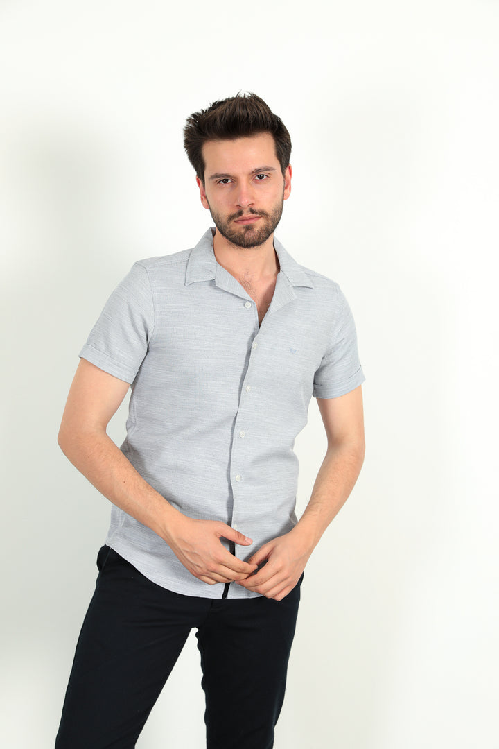 MPL Men's Short Sleeve Apache Collar Shirt - Torrance