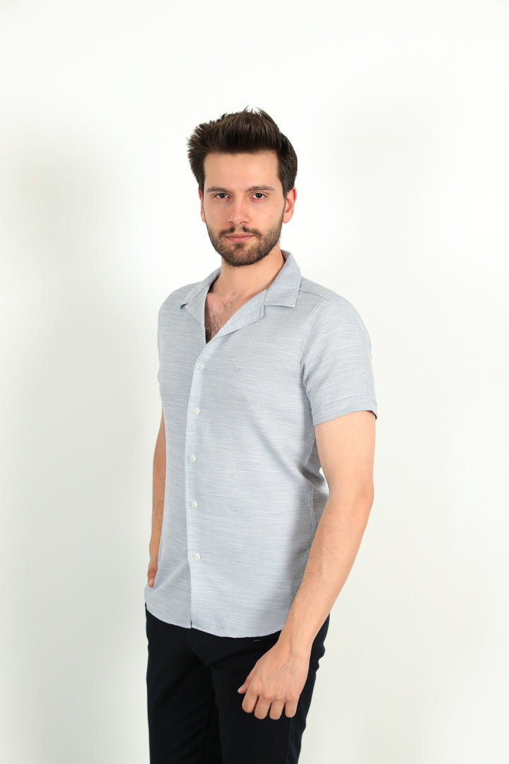 MPL Men's Short Sleeve Apache Collar Shirt - Torrance