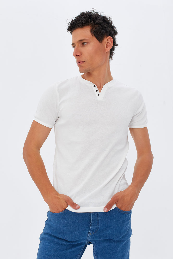 MPL Men's V-Neck T-Shirt 2122 - White Plains