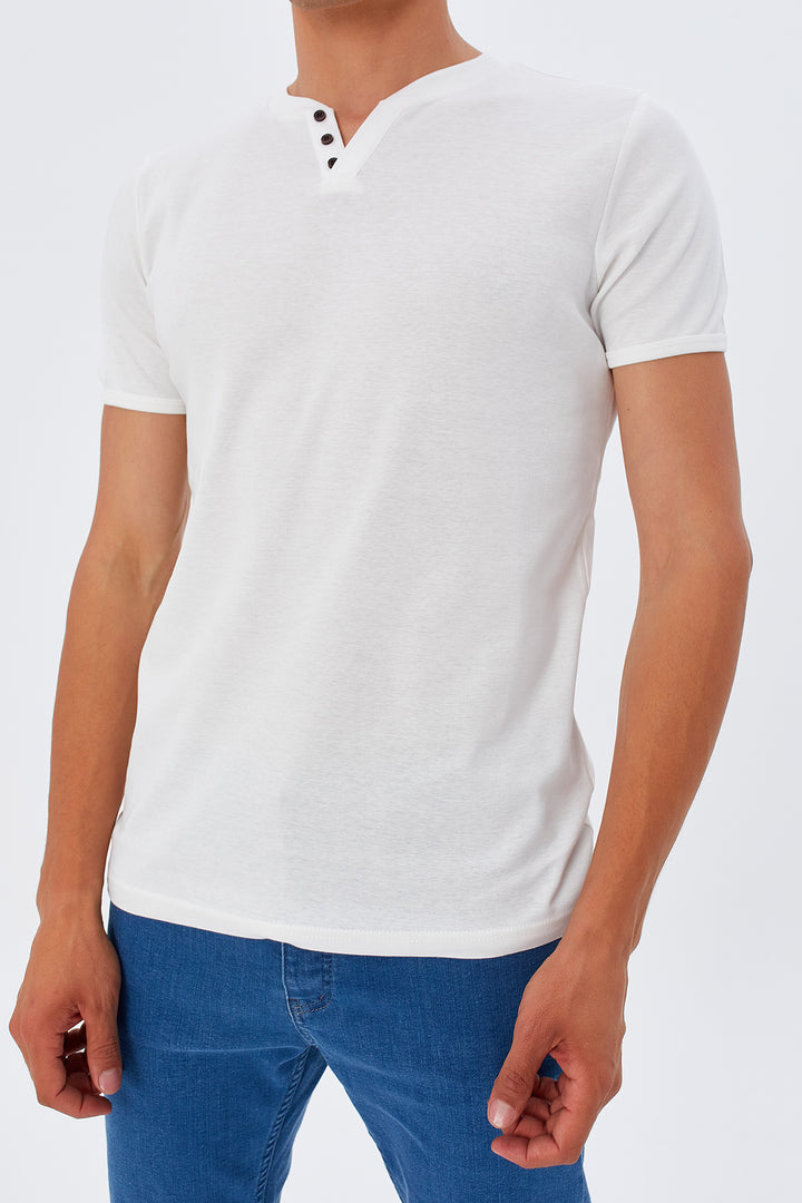 MPL Men's V-Neck T-Shirt 2122 - White Plains