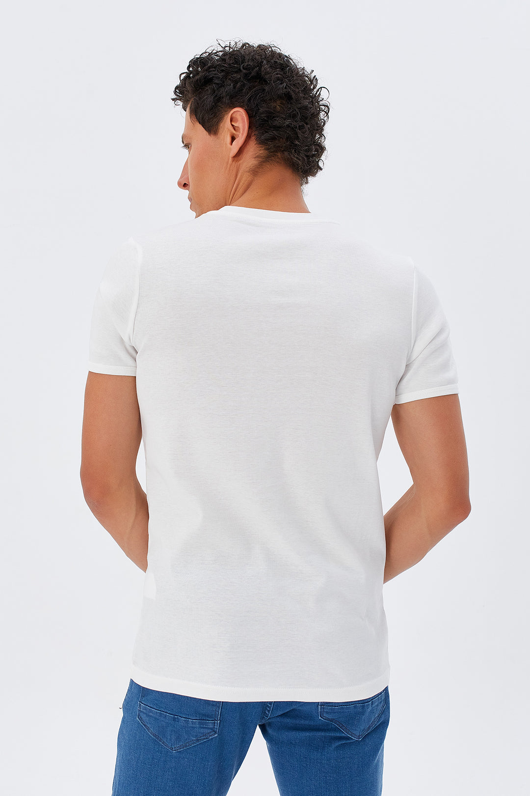 MPL Men's V-Neck T-Shirt 2122 - White Plains