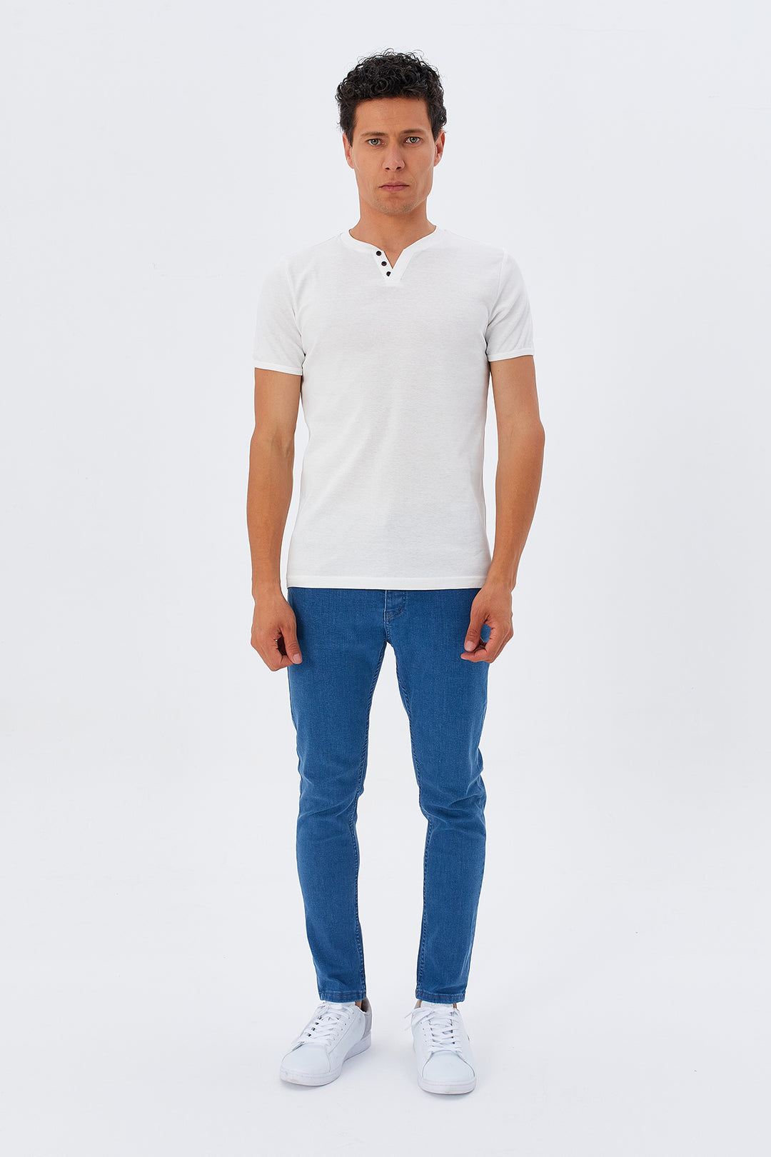 MPL Men's V-Neck T-Shirt 2122 - White Plains