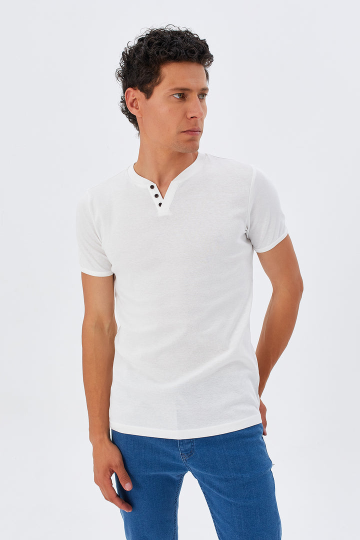 MPL Men's V-Neck T-Shirt 2122 - White Plains