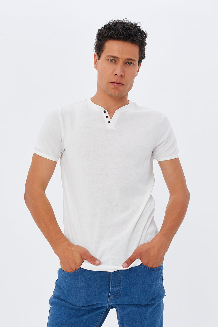 MPL Men's V-Neck T-Shirt 2122 - White Plains