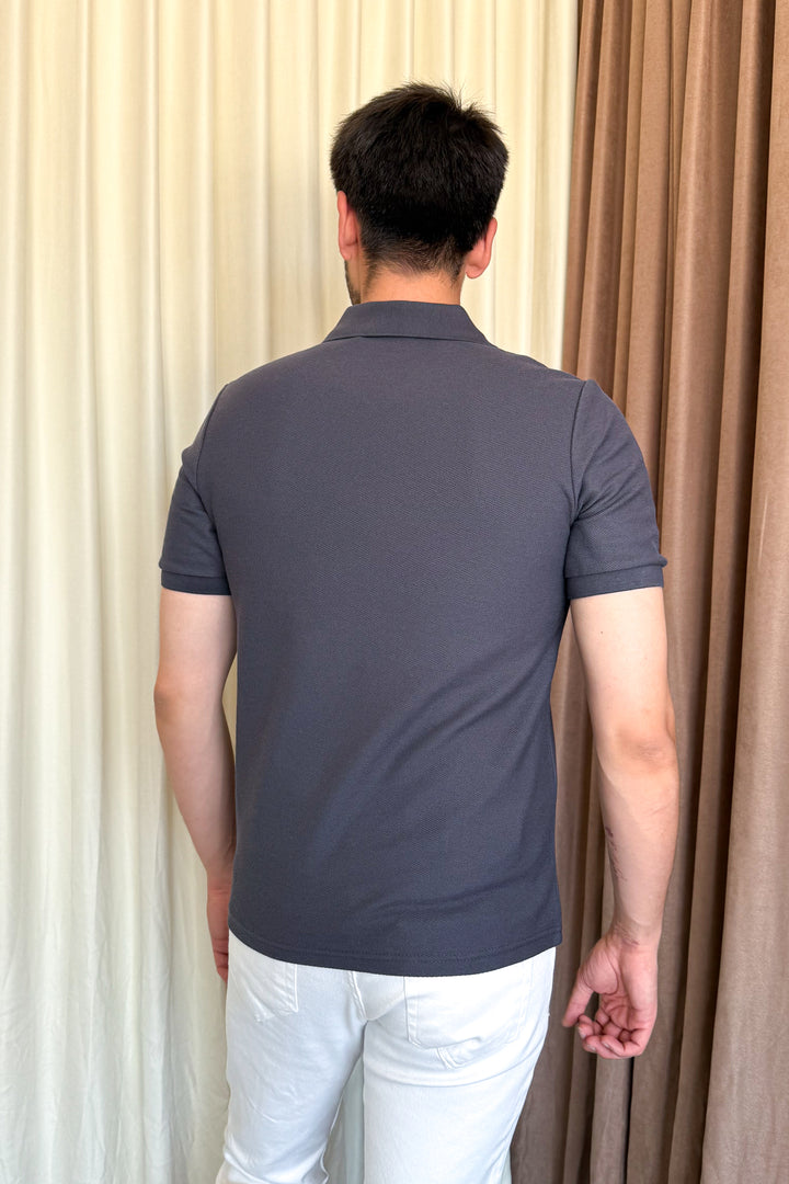 MPL Men's Zippered Collar Pike T-shirt 2434 - Bonn