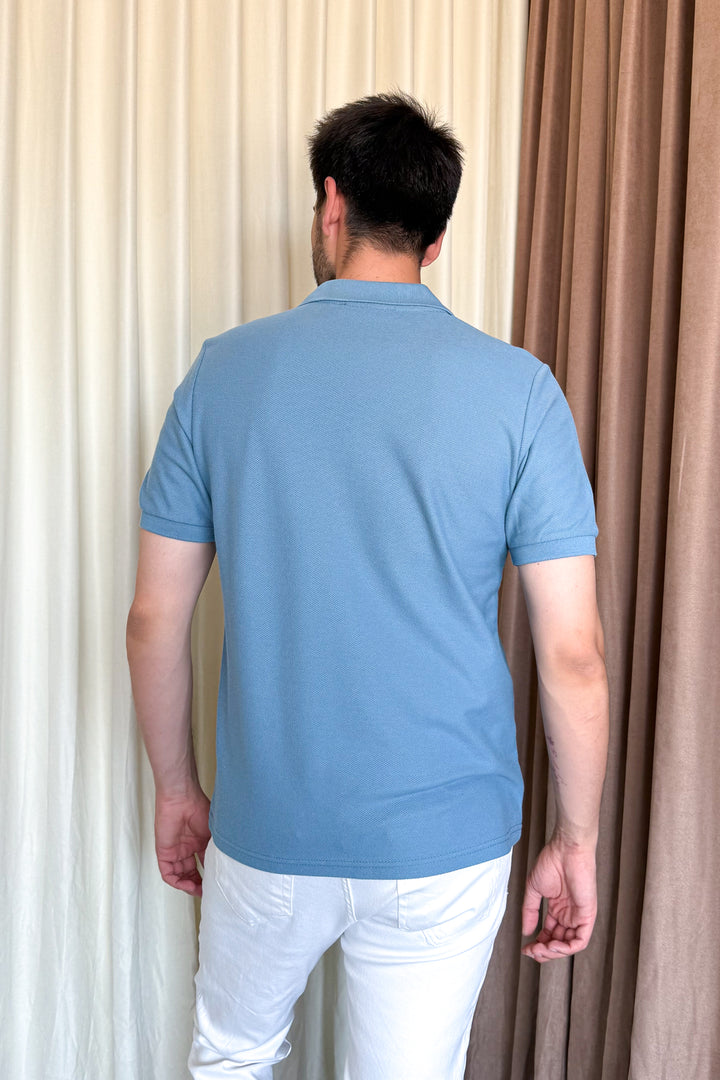 MPL Men's Zippered Collar Pike T-shirt 2434 - West New York