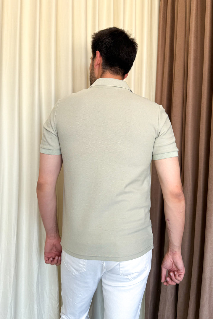 MPL Men's Zippered Collar Pike T-shirt 2434 - Maidenhead