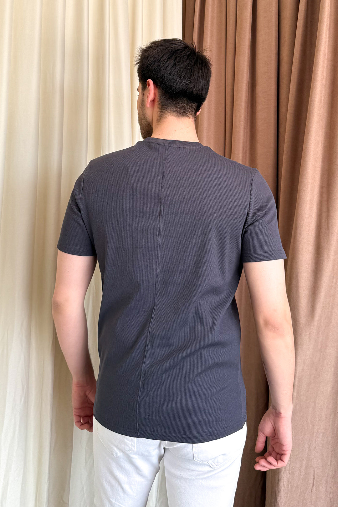 MPL Men's Ribbed T-shirt with Crew Neck 2936 - Kirkland