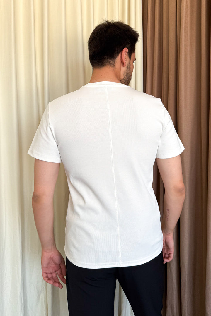 MPL Men's Ribbed T-shirt with Crew Neck 2936 - Kenton