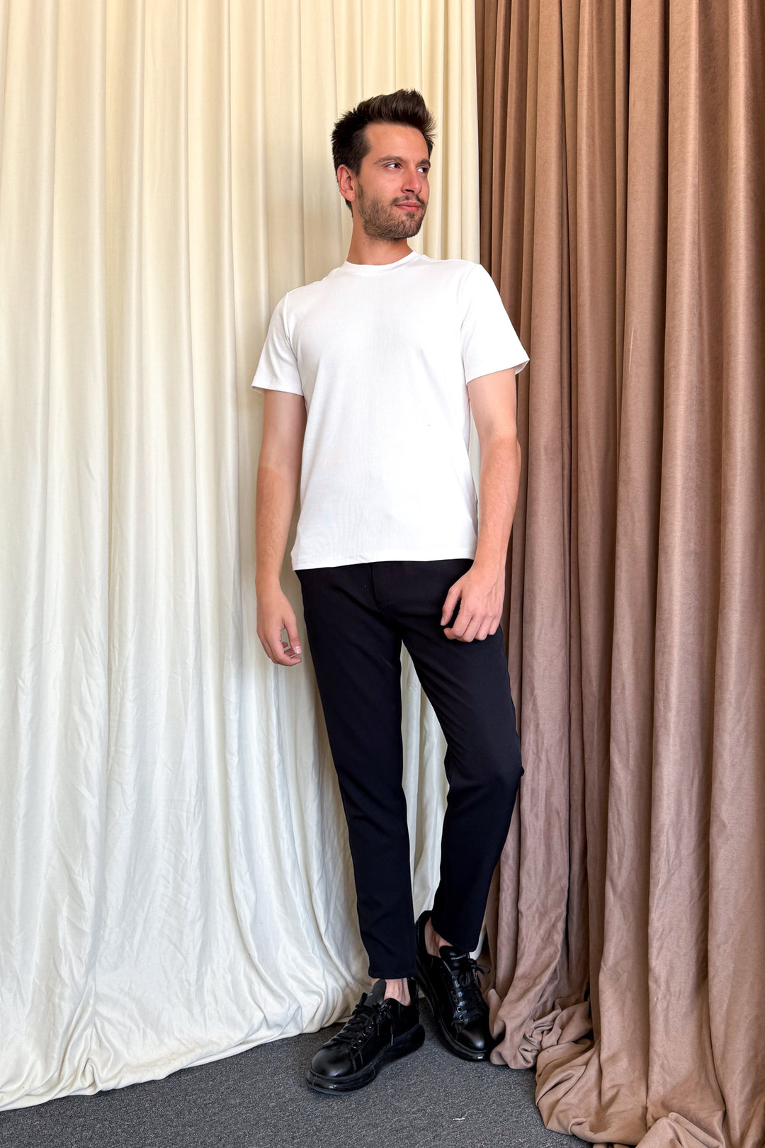 MPL Men's Ribbed T-shirt with Crew Neck 2936 - Kenton