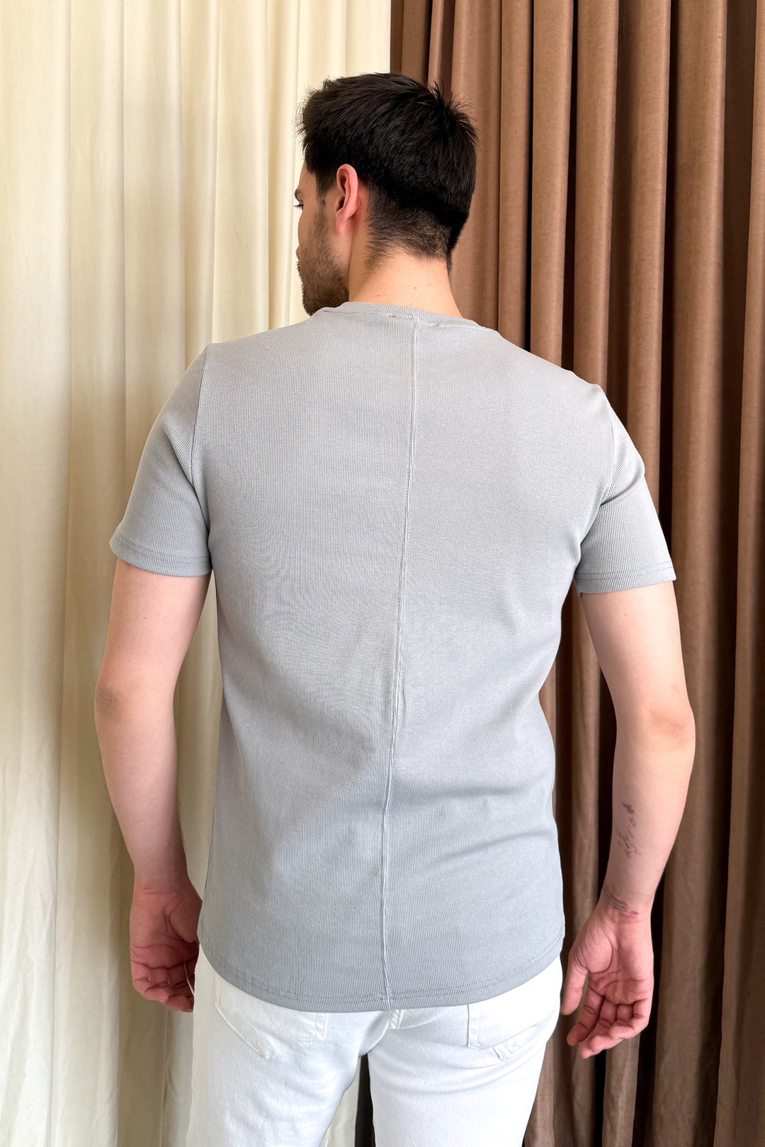 MPL Men's Ribbed T-shirt with Crew Neck 2936 - Warwick