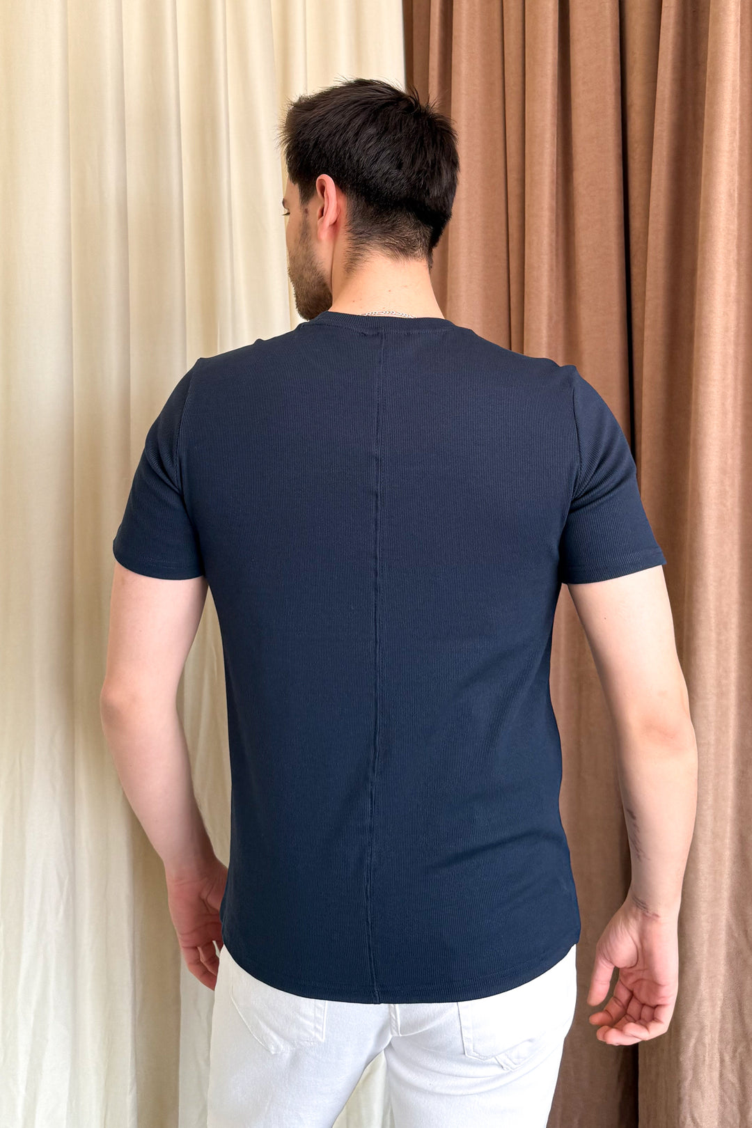 MPL Men's Ribbed T-shirt with Crew Neck 2936 - Forlì