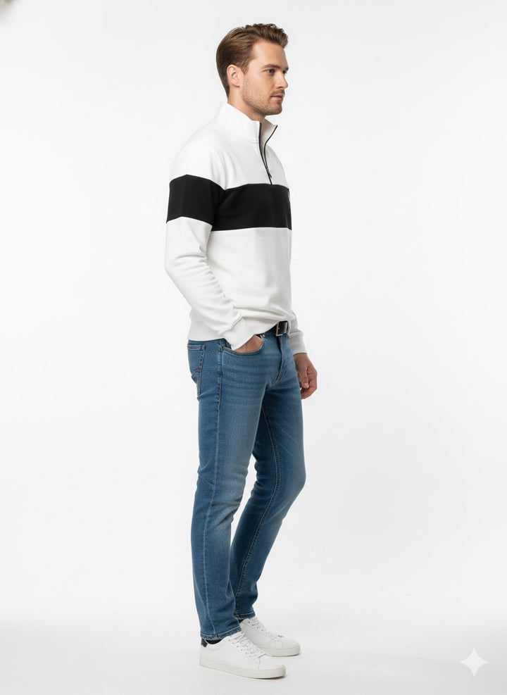 MPL Yaka Fermuarlı Dik Yaka Sweat - Elyria