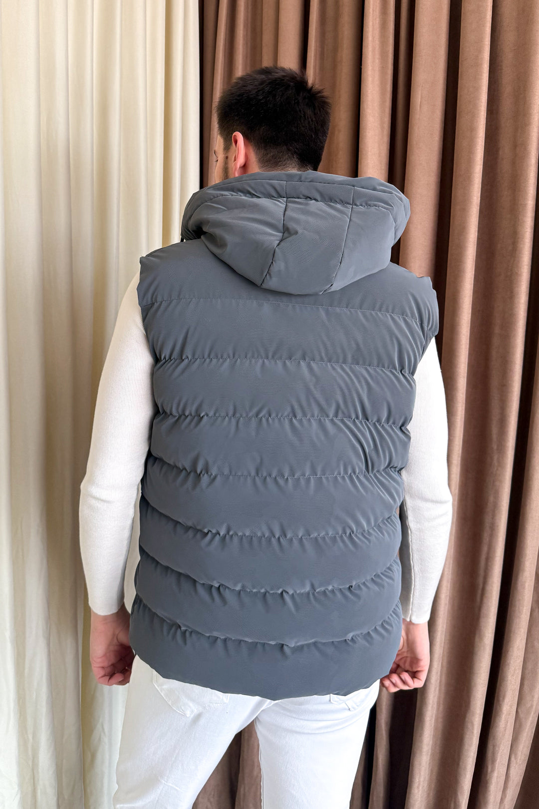 MPL Men's Hooded Puffer Vest - Slavuta