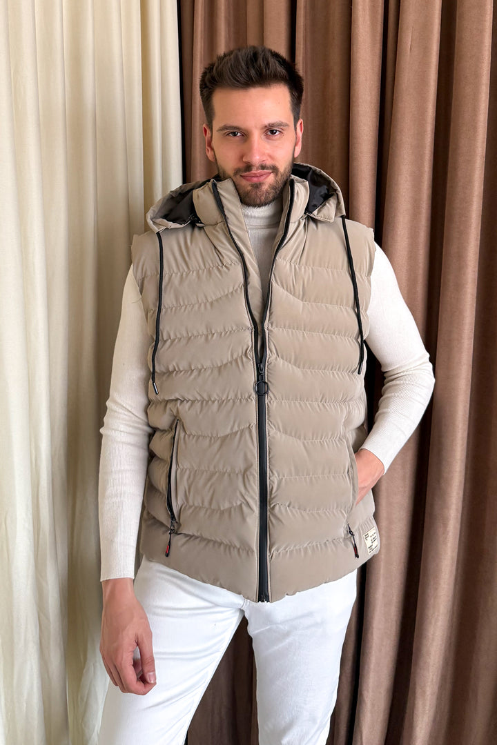 MPL Men's Hooded Puffer Vest - Shreveport