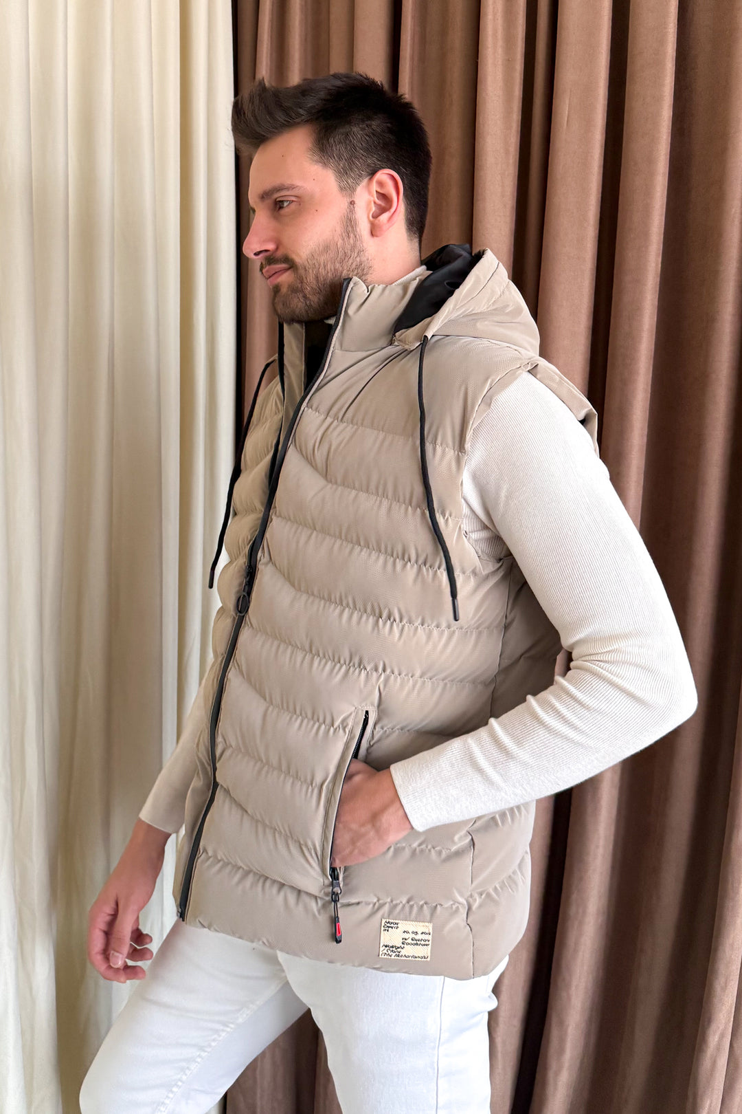 MPL Men's Hooded Puffer Vest - Shreveport