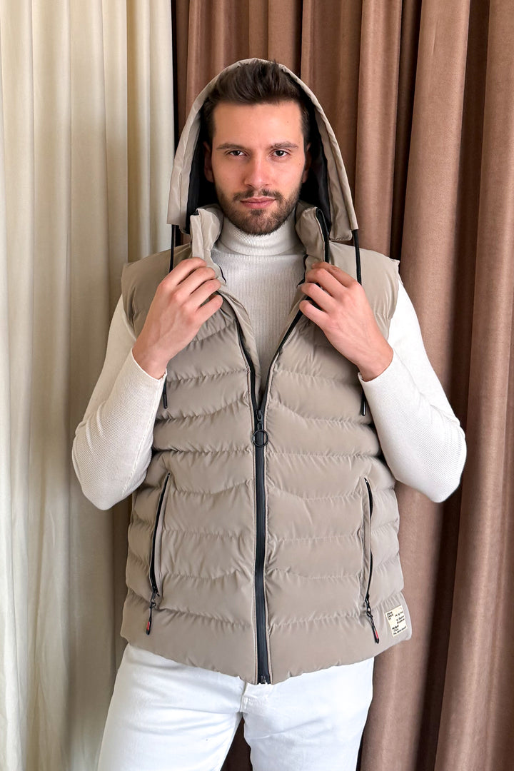 MPL Men's Hooded Puffer Vest - Shreveport