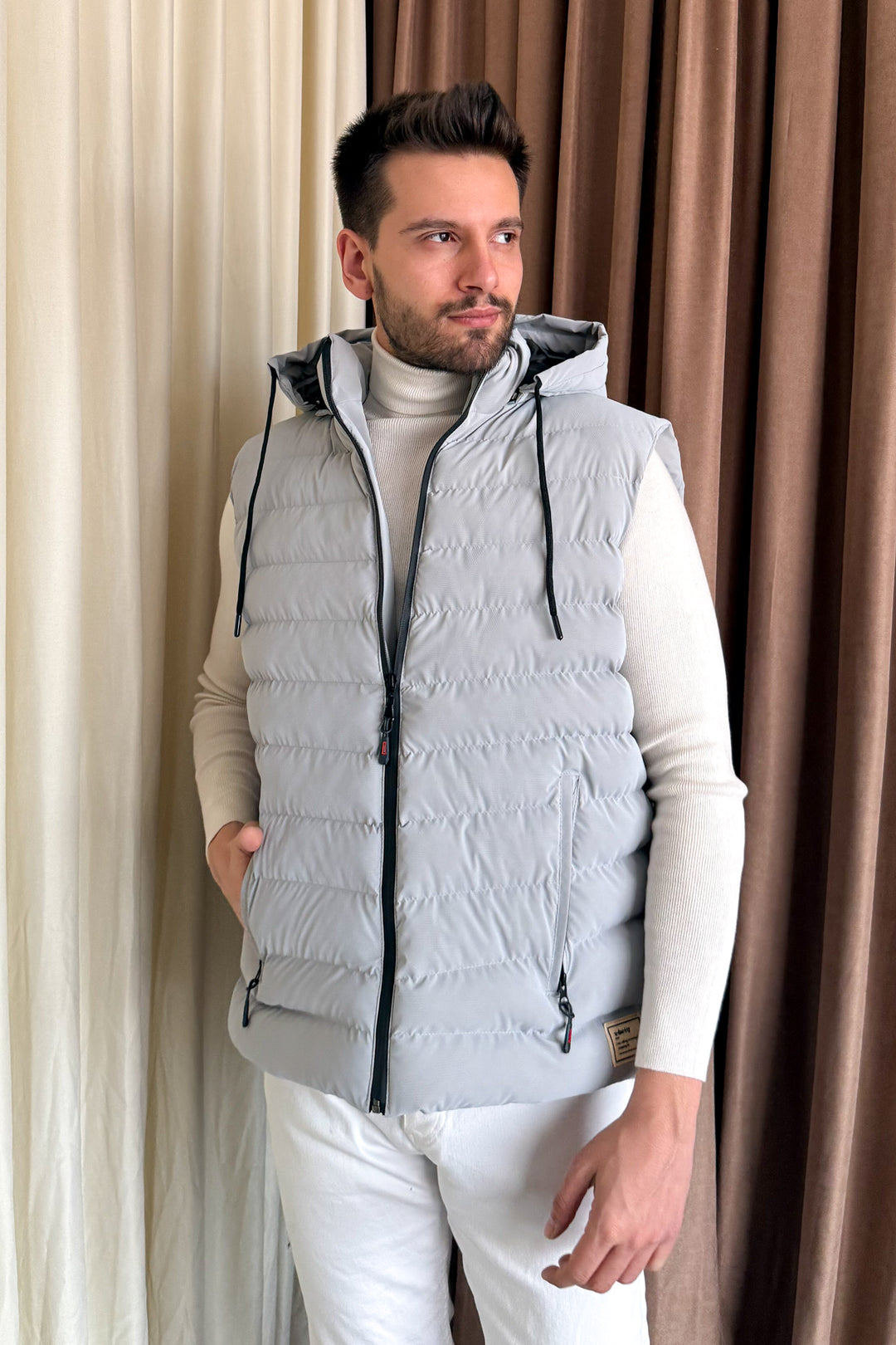 MPL Men's Hooded Puffer Vest - San Fernando