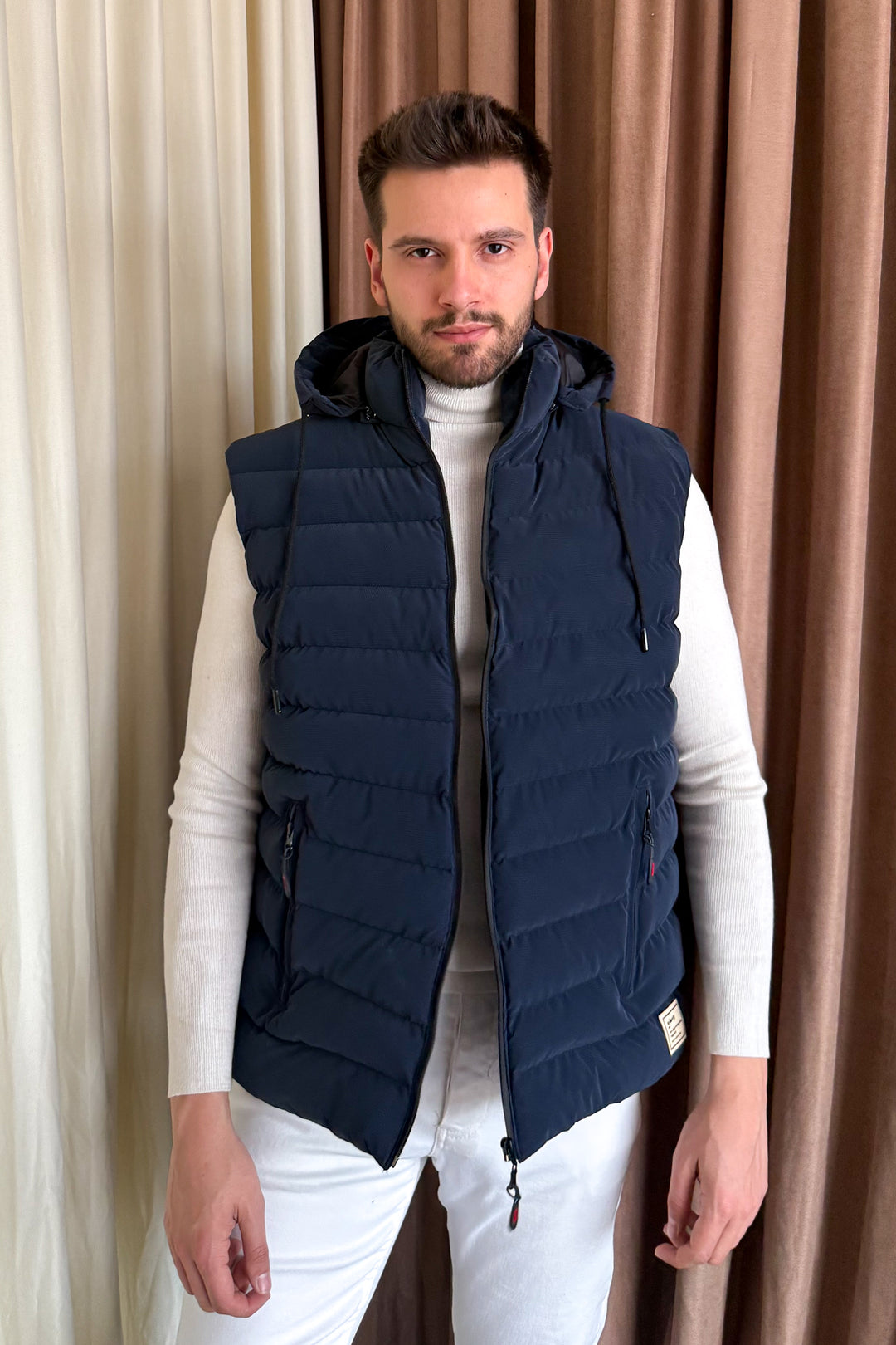 MPL Men's Hooded Puffer Vest - Azzano