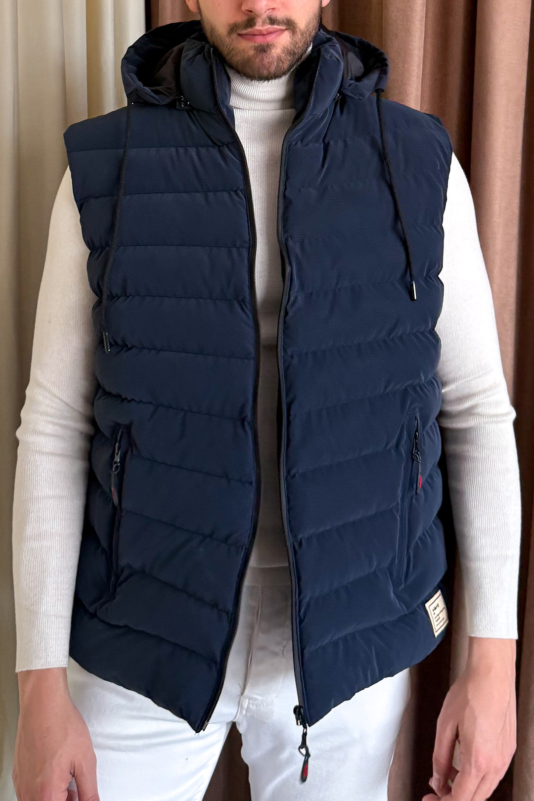MPL Men's Hooded Puffer Vest - Azzano