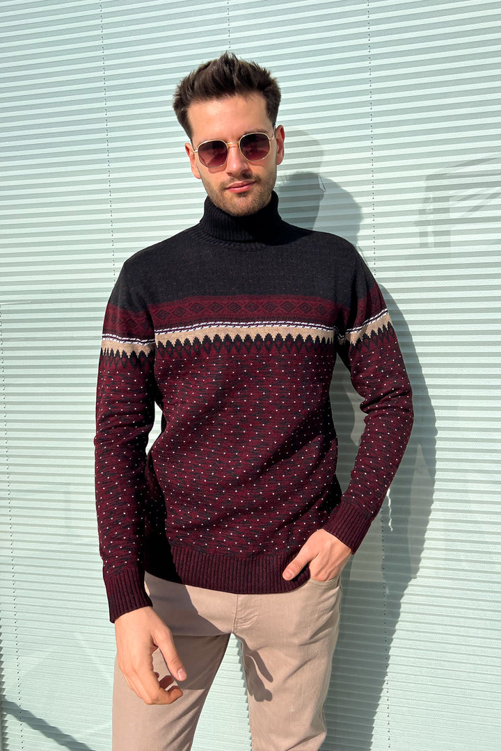 MPL Men's Fisherman Turtleneck Sweater 125 - Brookline