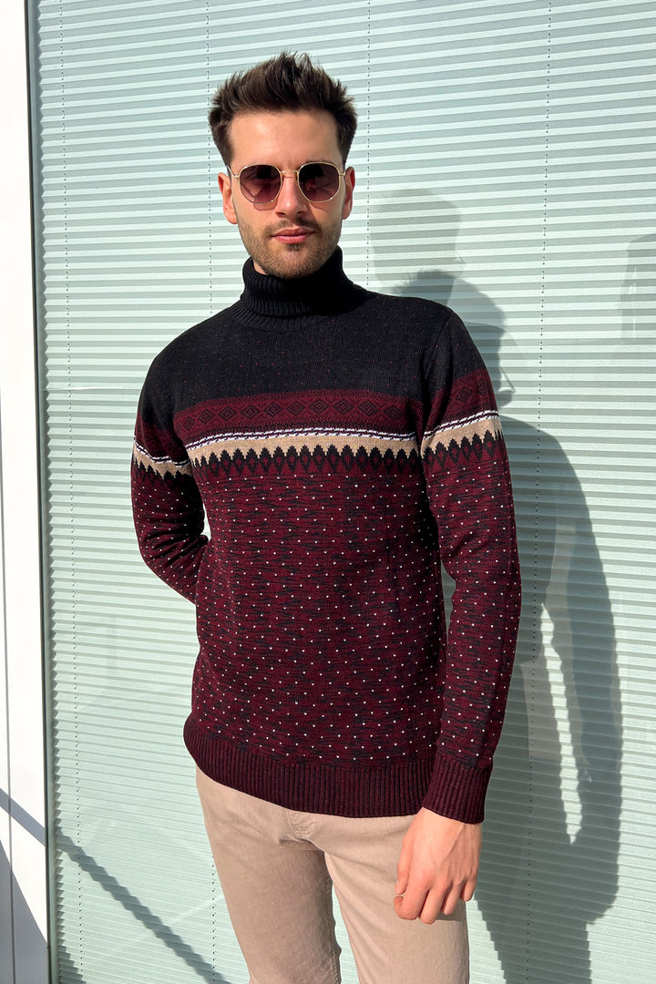 MPL Men's Fisherman Turtleneck Sweater 125 - Brookline
