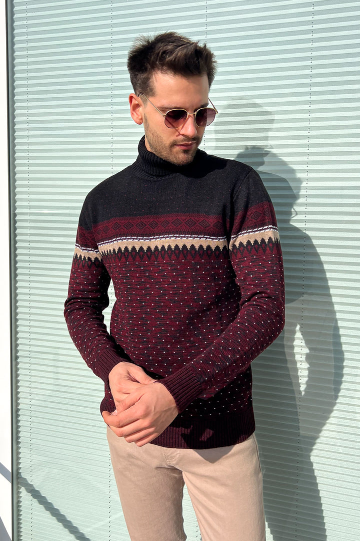MPL Men's Fisherman Turtleneck Sweater 125 - Brookline