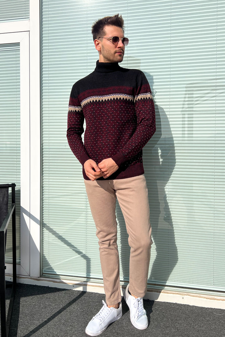 MPL Men's Fisherman Turtleneck Sweater 125 - Brookline