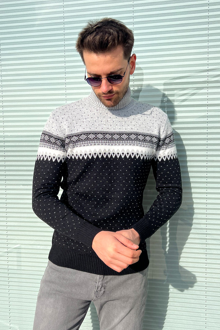 MPL Men's Fisherman Turtleneck Sweater 125 - Évosmos