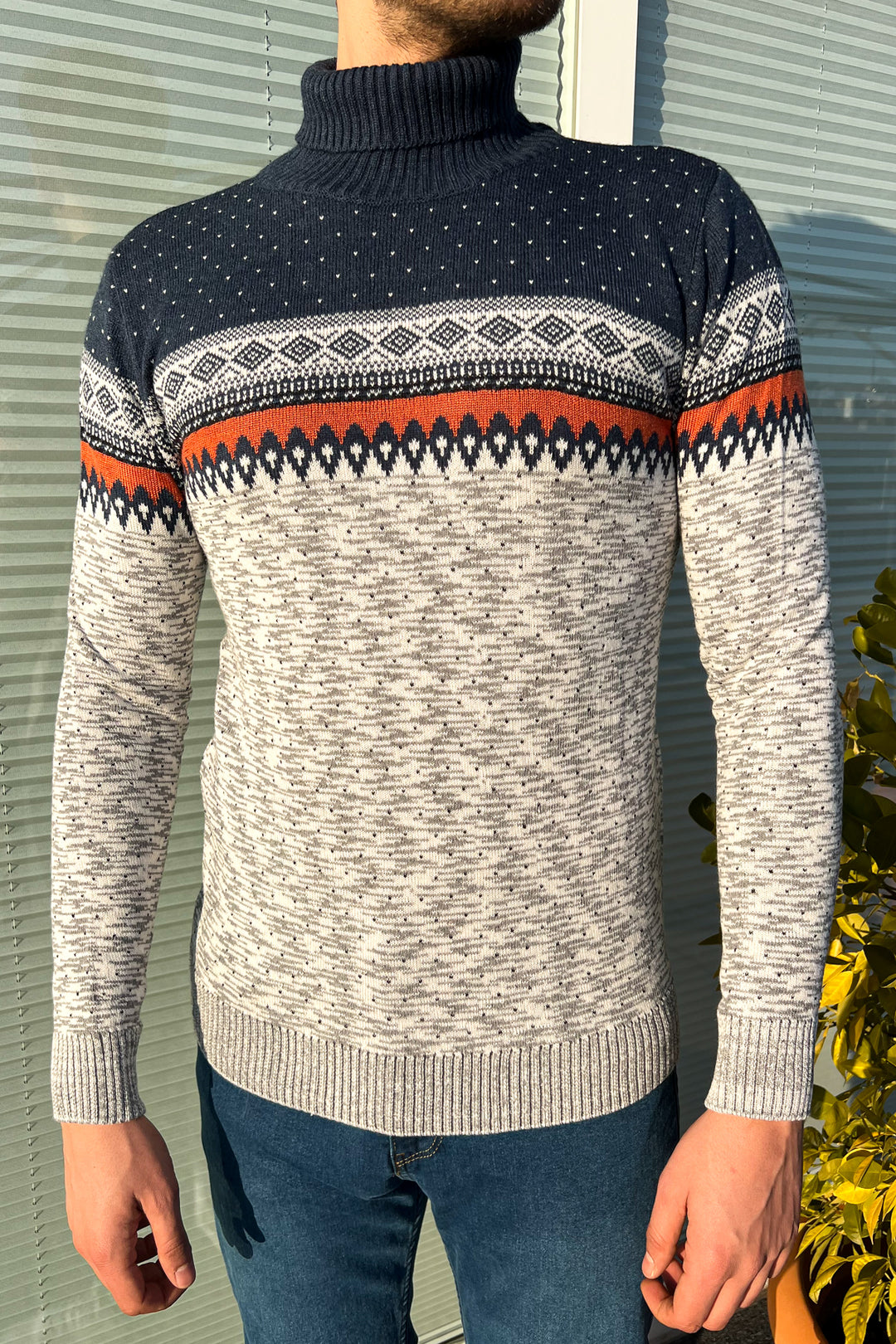 MPL Men's Fisherman Turtleneck Sweater 125 - Zamora